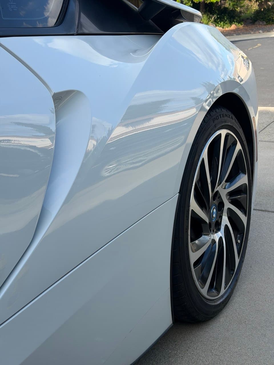 Paint correction result showing deep gloss finish — 916Level Roseville